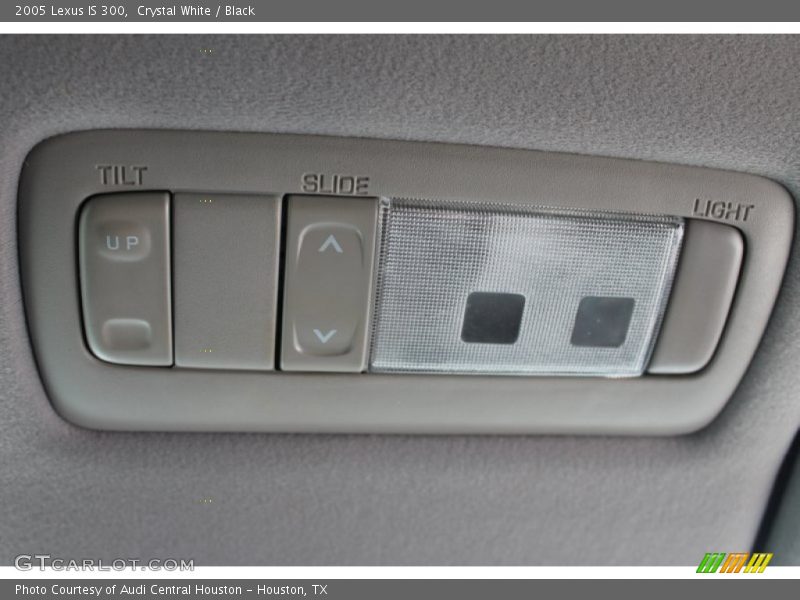 Crystal White / Black 2005 Lexus IS 300