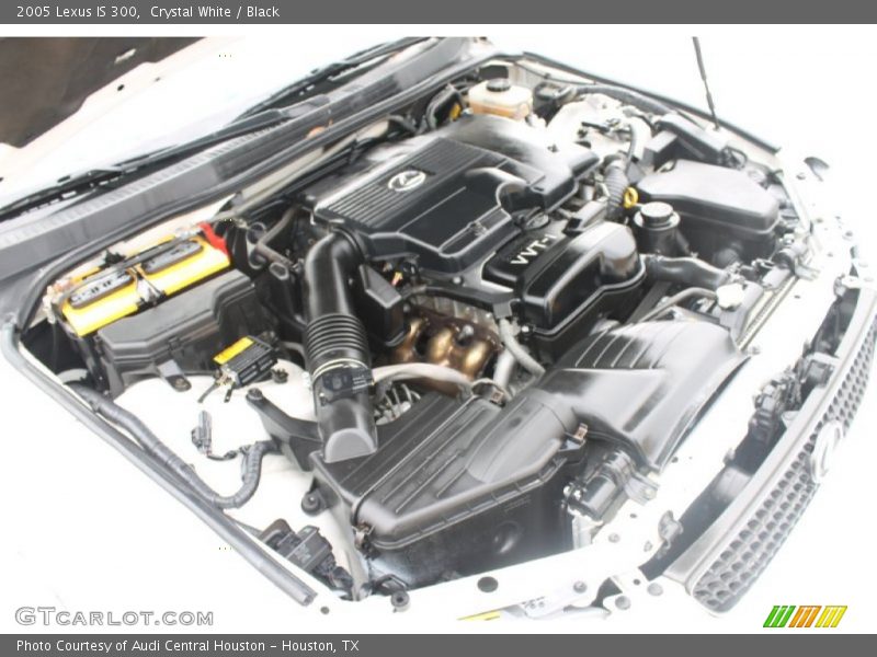 Crystal White / Black 2005 Lexus IS 300