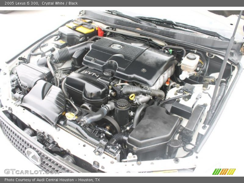 Crystal White / Black 2005 Lexus IS 300