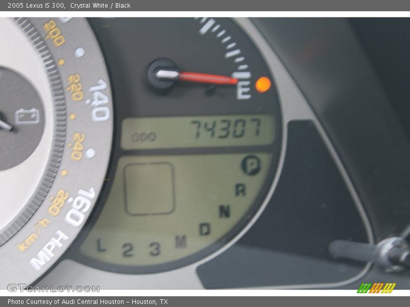 Crystal White / Black 2005 Lexus IS 300