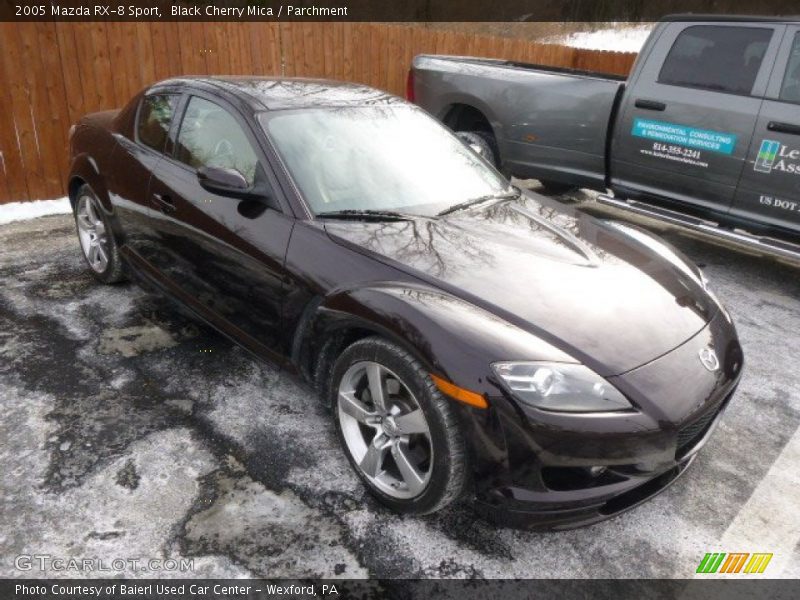 Black Cherry Mica / Parchment 2005 Mazda RX-8 Sport