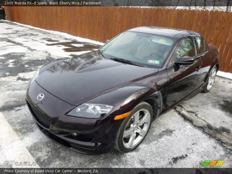 Black Cherry Mica / Parchment 2005 Mazda RX-8 Sport