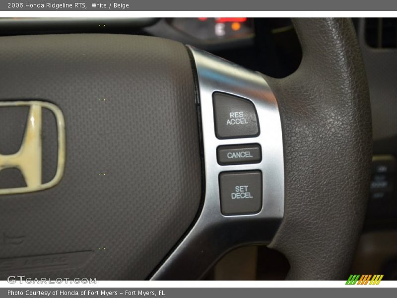 White / Beige 2006 Honda Ridgeline RTS