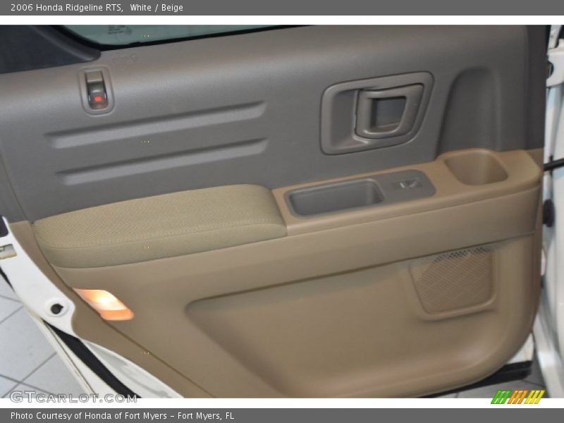 White / Beige 2006 Honda Ridgeline RTS