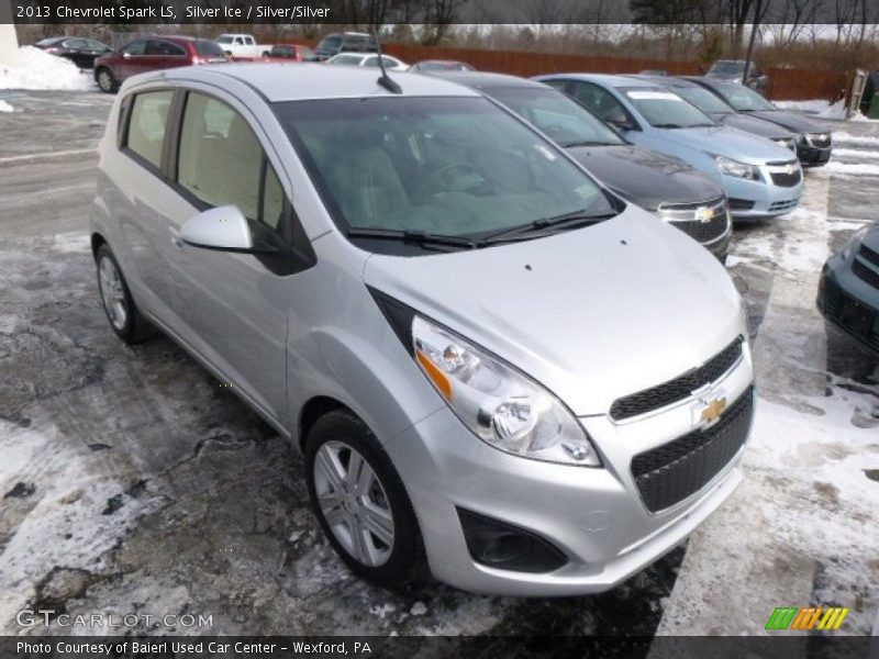 Silver Ice / Silver/Silver 2013 Chevrolet Spark LS