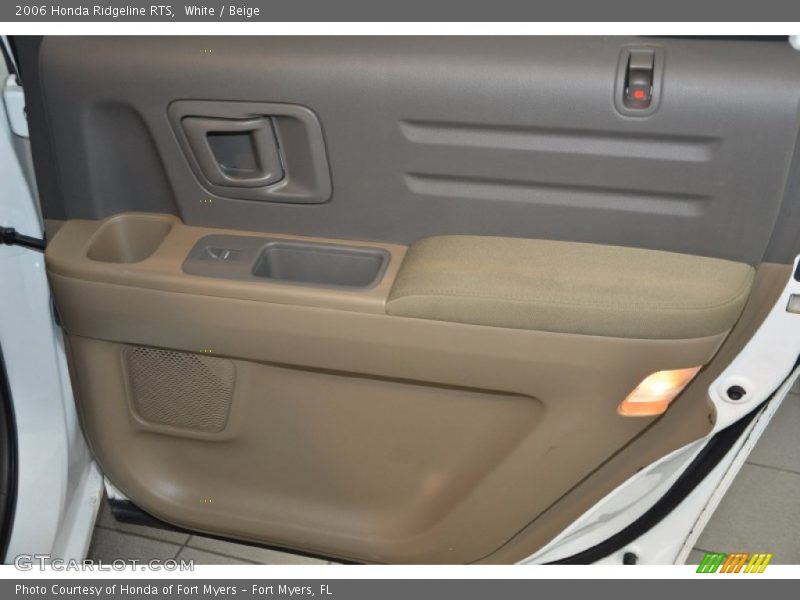 White / Beige 2006 Honda Ridgeline RTS