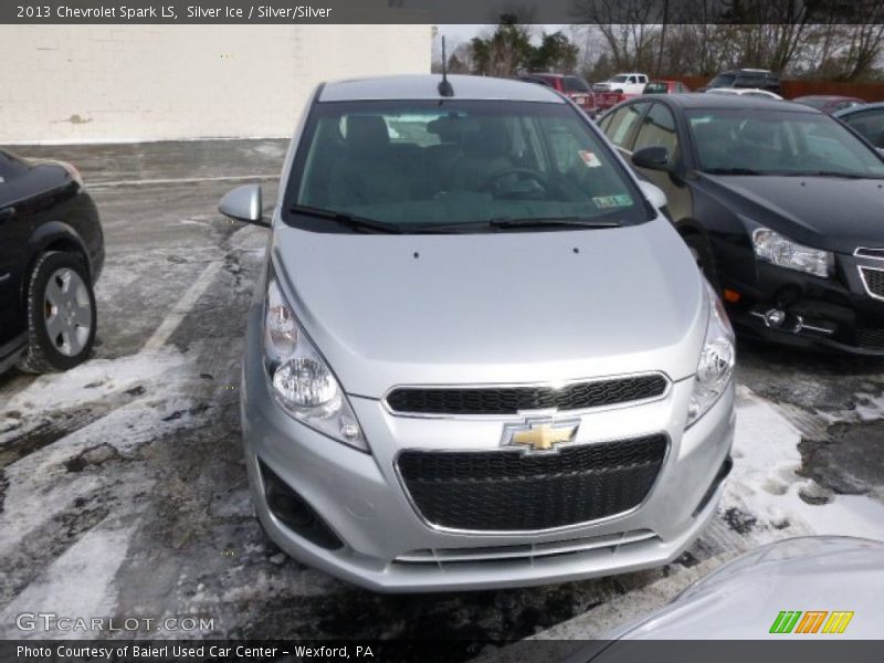 Silver Ice / Silver/Silver 2013 Chevrolet Spark LS