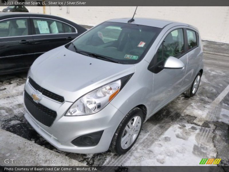 Silver Ice / Silver/Silver 2013 Chevrolet Spark LS