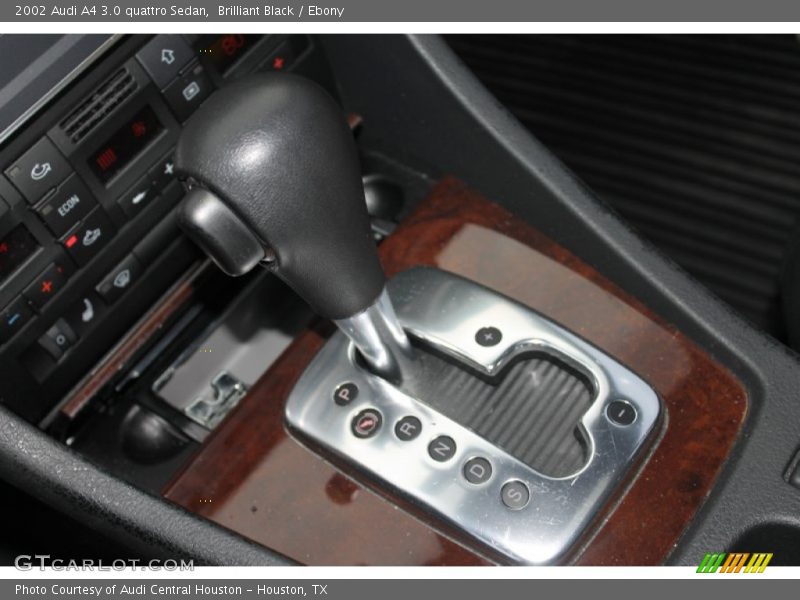 Brilliant Black / Ebony 2002 Audi A4 3.0 quattro Sedan
