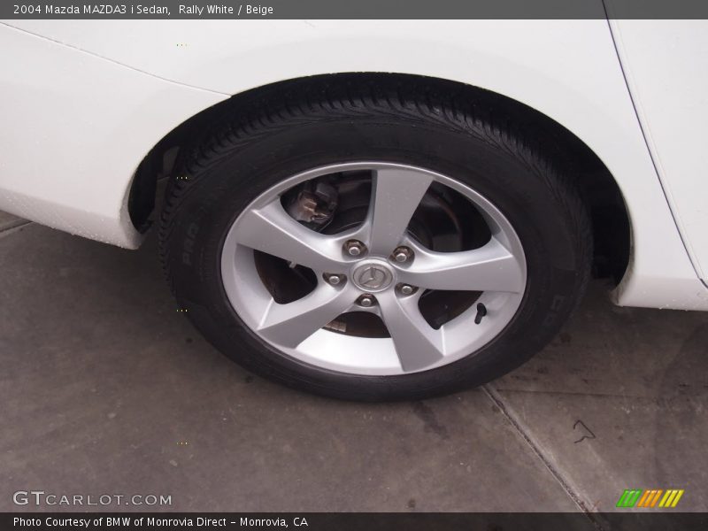 Rally White / Beige 2004 Mazda MAZDA3 i Sedan