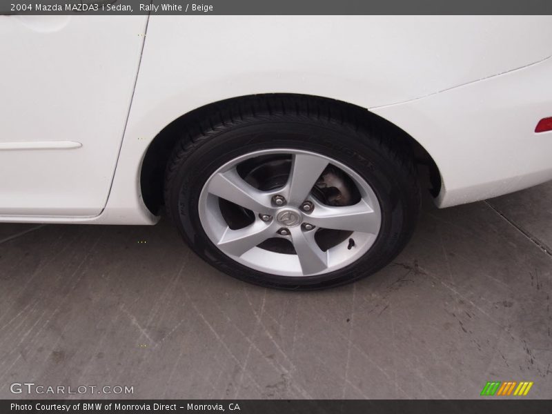 Rally White / Beige 2004 Mazda MAZDA3 i Sedan
