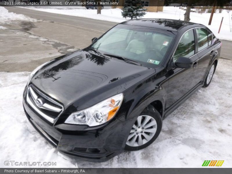 Crystal Black Silica / Warm Ivory 2011 Subaru Legacy 3.6R Limited