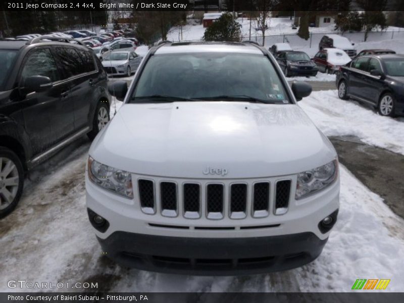 Bright White / Dark Slate Gray 2011 Jeep Compass 2.4 4x4