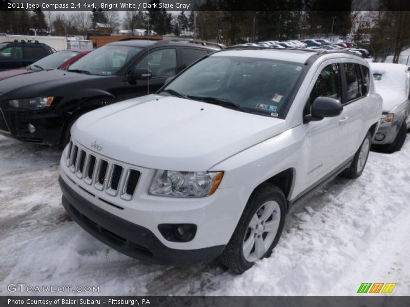 Bright White / Dark Slate Gray 2011 Jeep Compass 2.4 4x4