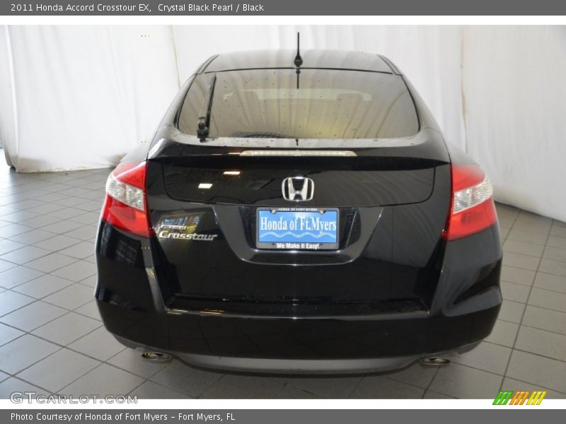 Crystal Black Pearl / Black 2011 Honda Accord Crosstour EX