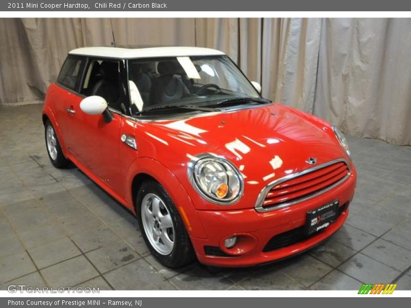 Chili Red / Carbon Black 2011 Mini Cooper Hardtop