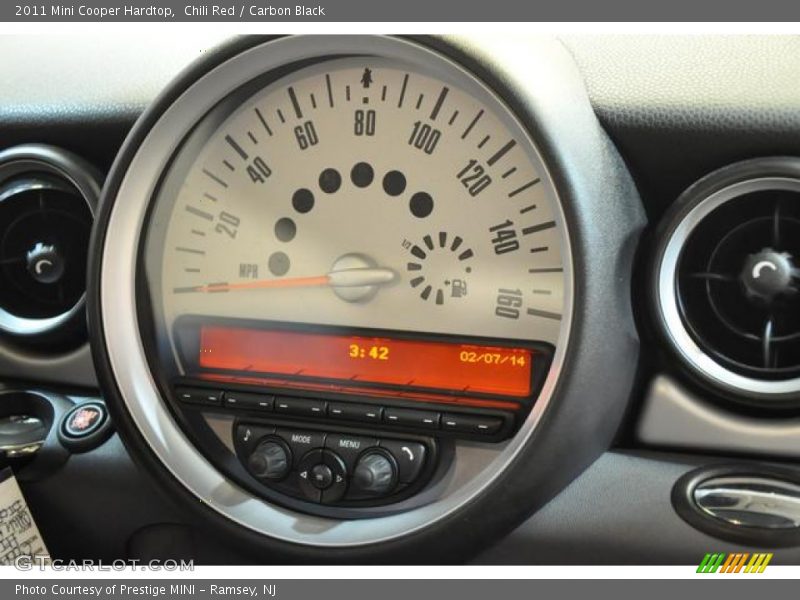 Chili Red / Carbon Black 2011 Mini Cooper Hardtop