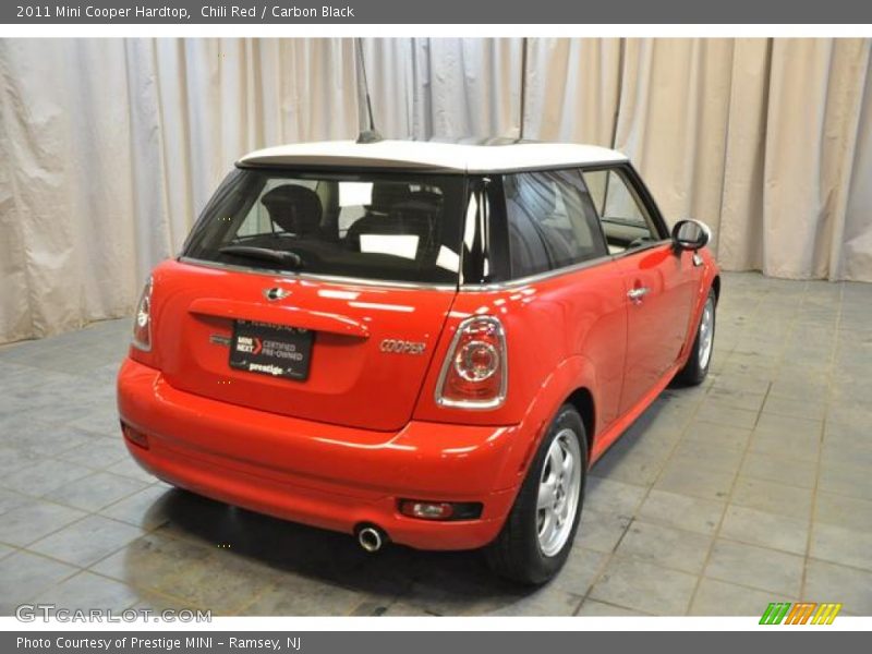 Chili Red / Carbon Black 2011 Mini Cooper Hardtop
