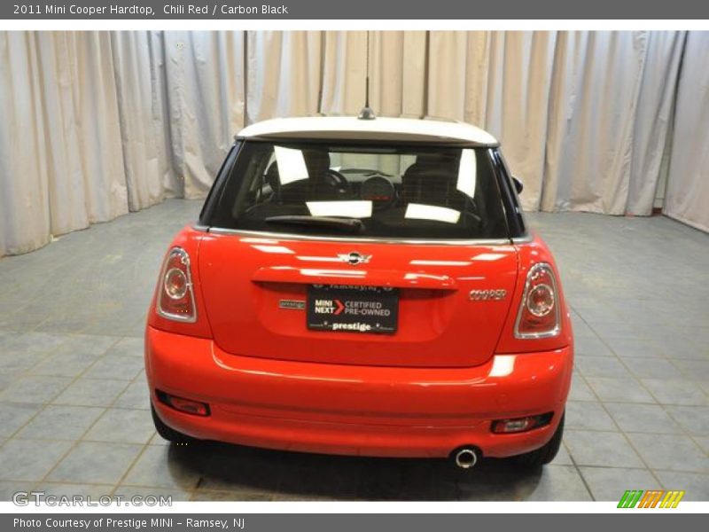 Chili Red / Carbon Black 2011 Mini Cooper Hardtop