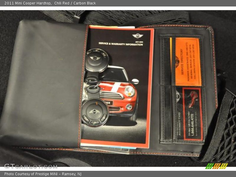Chili Red / Carbon Black 2011 Mini Cooper Hardtop