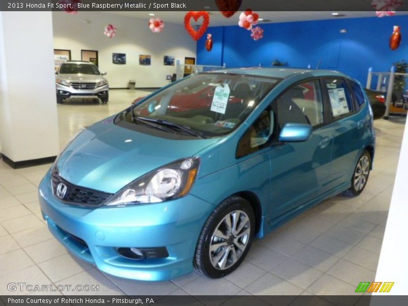 Blue Raspberry Metallic / Sport Black 2013 Honda Fit Sport