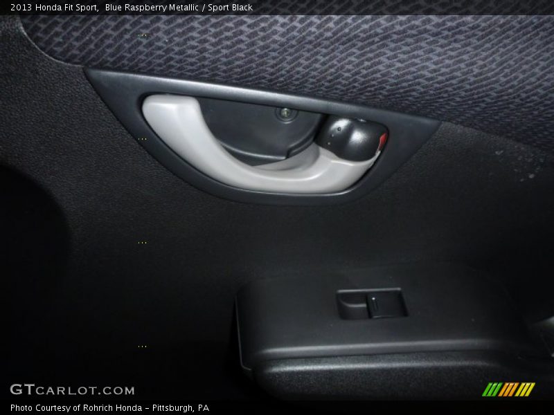 Blue Raspberry Metallic / Sport Black 2013 Honda Fit Sport