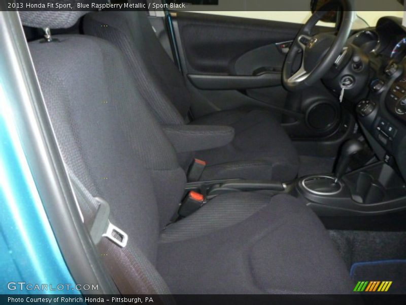 Blue Raspberry Metallic / Sport Black 2013 Honda Fit Sport