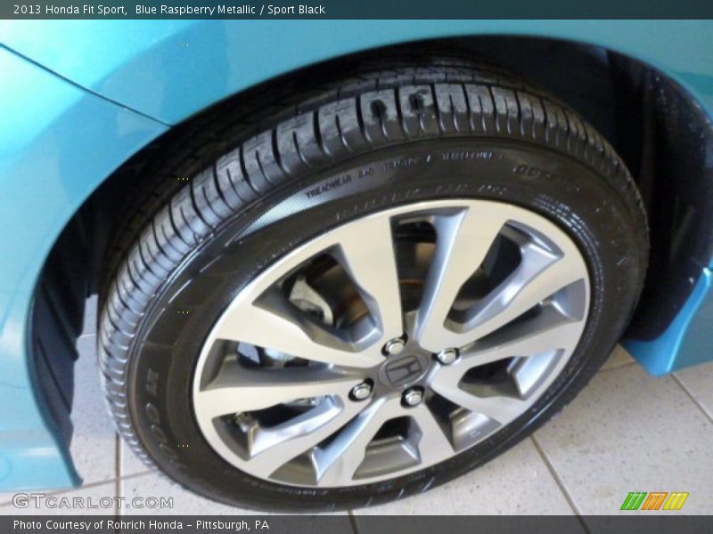 Blue Raspberry Metallic / Sport Black 2013 Honda Fit Sport