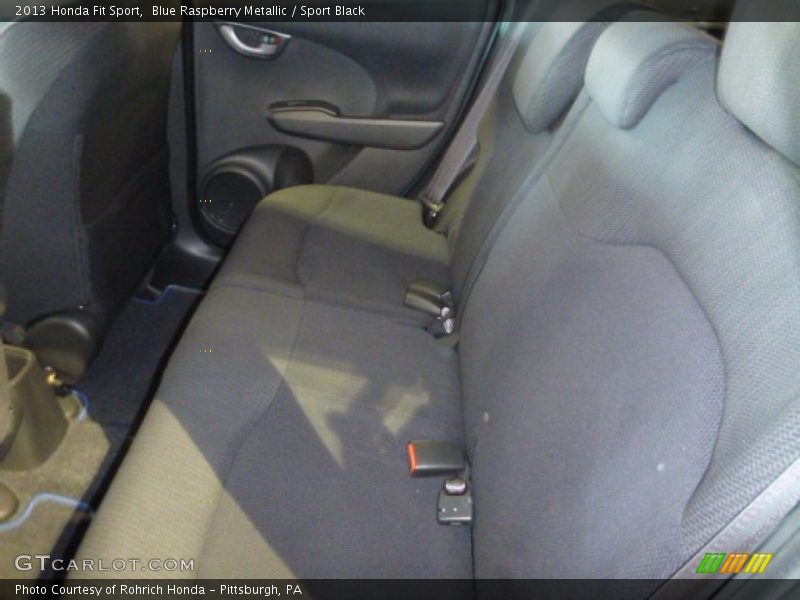 Blue Raspberry Metallic / Sport Black 2013 Honda Fit Sport