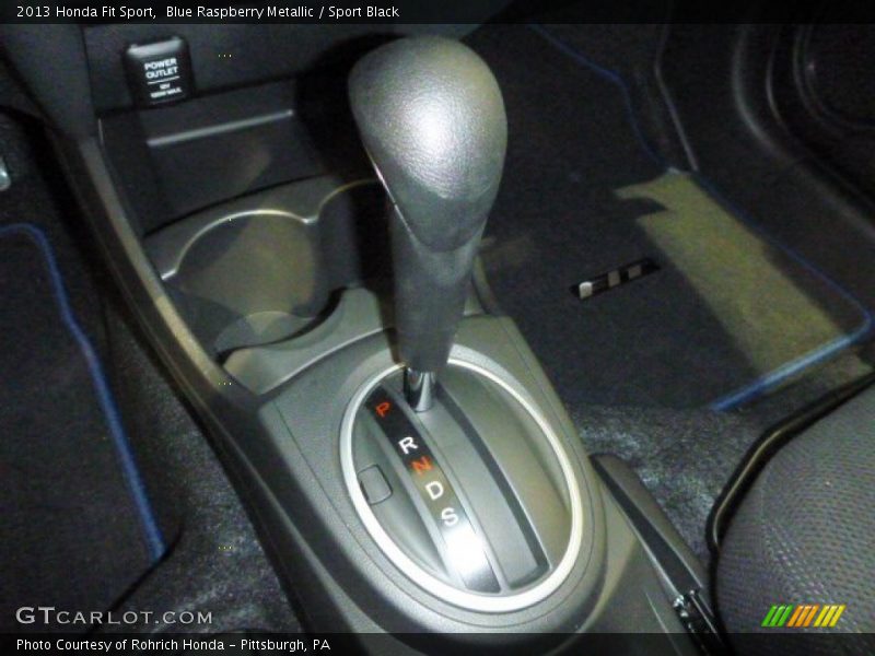 Blue Raspberry Metallic / Sport Black 2013 Honda Fit Sport