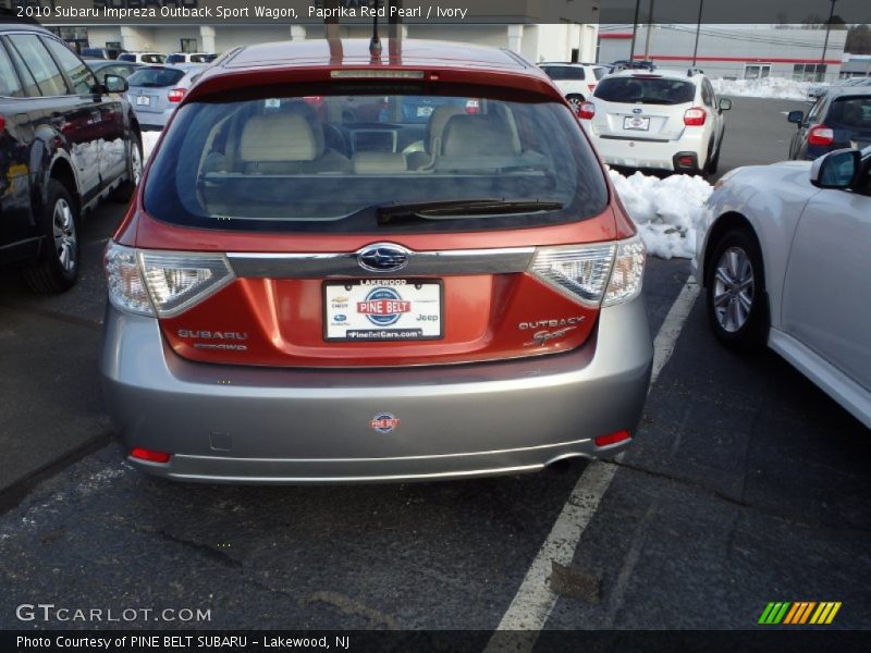 Paprika Red Pearl / Ivory 2010 Subaru Impreza Outback Sport Wagon