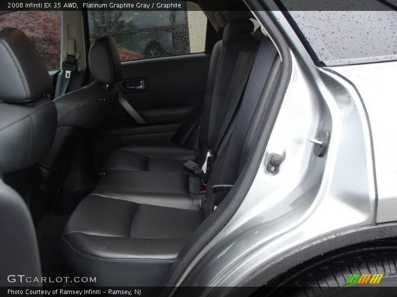 Platinum Graphite Gray / Graphite 2008 Infiniti EX 35 AWD