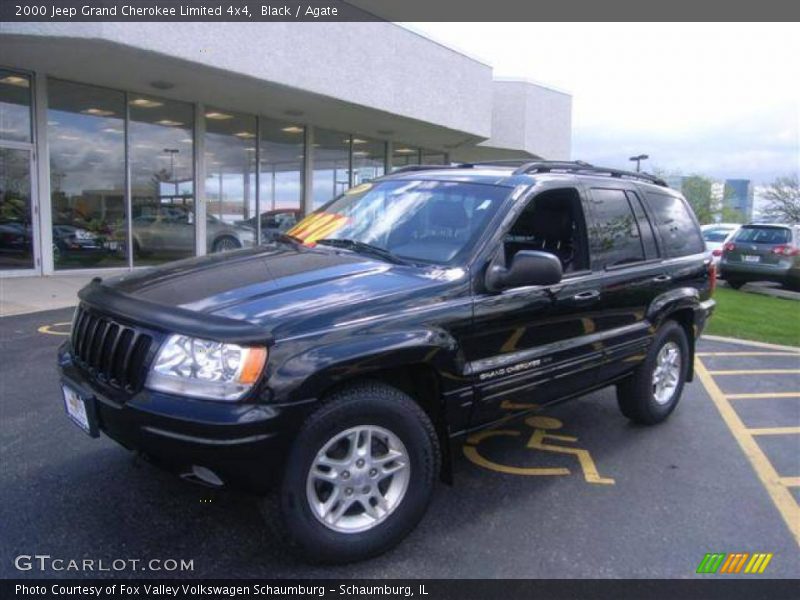 Black / Agate 2000 Jeep Grand Cherokee Limited 4x4