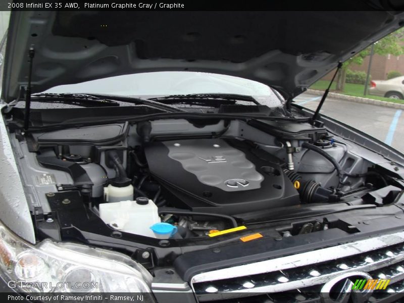 Platinum Graphite Gray / Graphite 2008 Infiniti EX 35 AWD