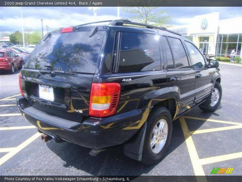 Black / Agate 2000 Jeep Grand Cherokee Limited 4x4