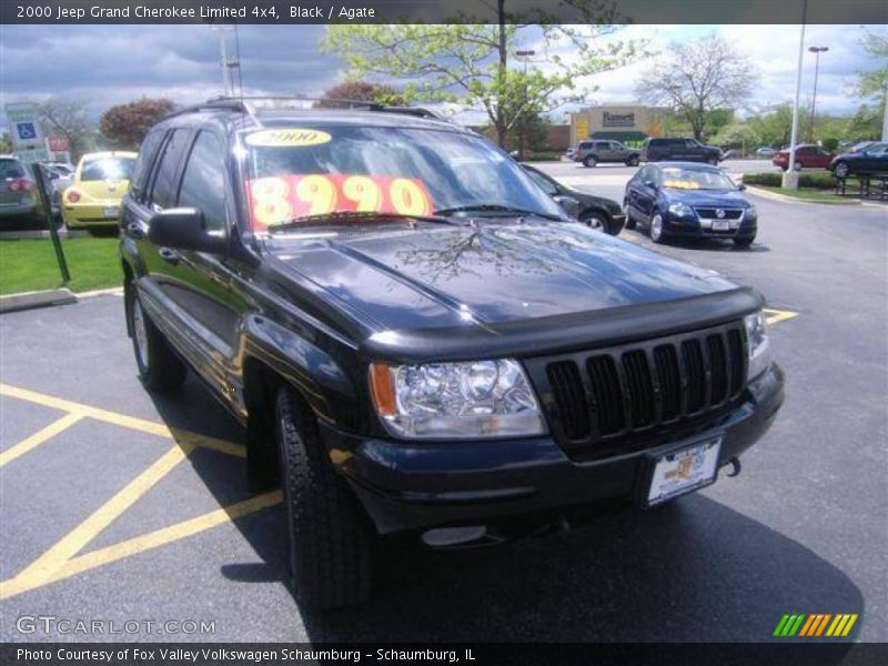 Black / Agate 2000 Jeep Grand Cherokee Limited 4x4