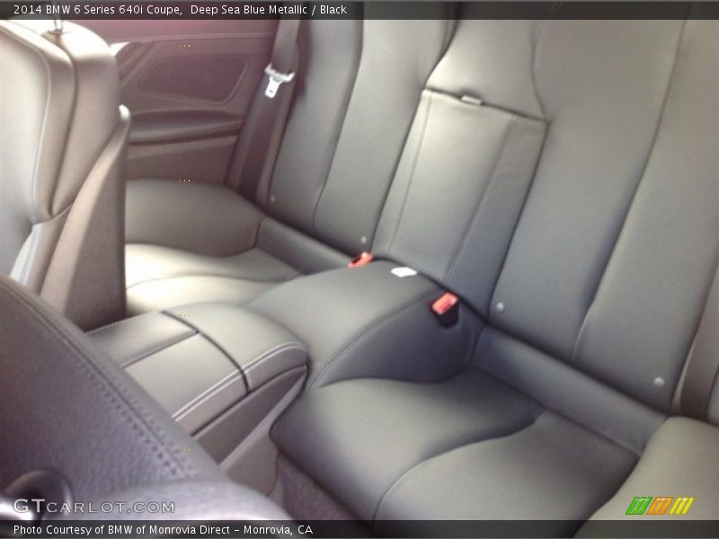 Deep Sea Blue Metallic / Black 2014 BMW 6 Series 640i Coupe