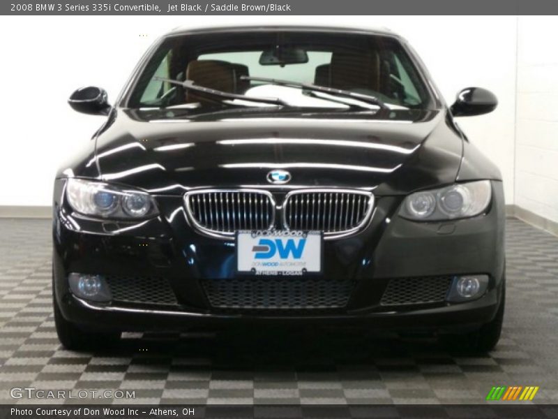 Jet Black / Saddle Brown/Black 2008 BMW 3 Series 335i Convertible