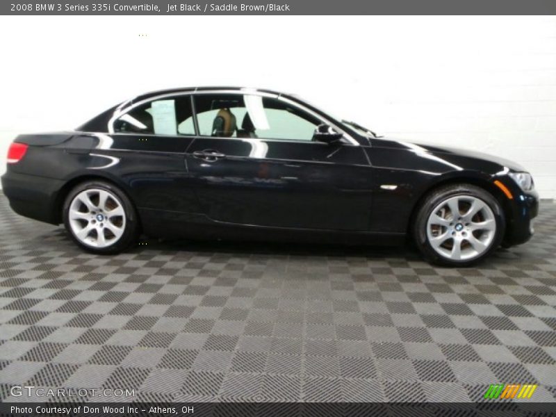 Jet Black / Saddle Brown/Black 2008 BMW 3 Series 335i Convertible