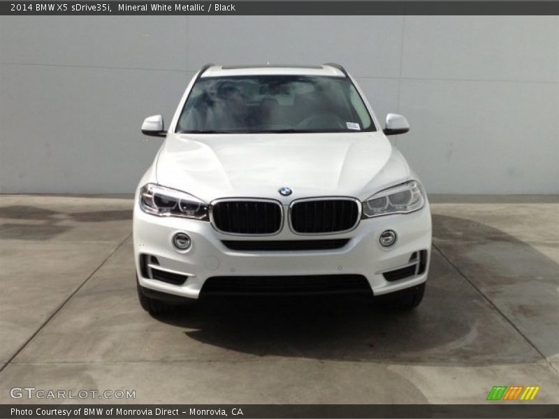 Mineral White Metallic / Black 2014 BMW X5 sDrive35i