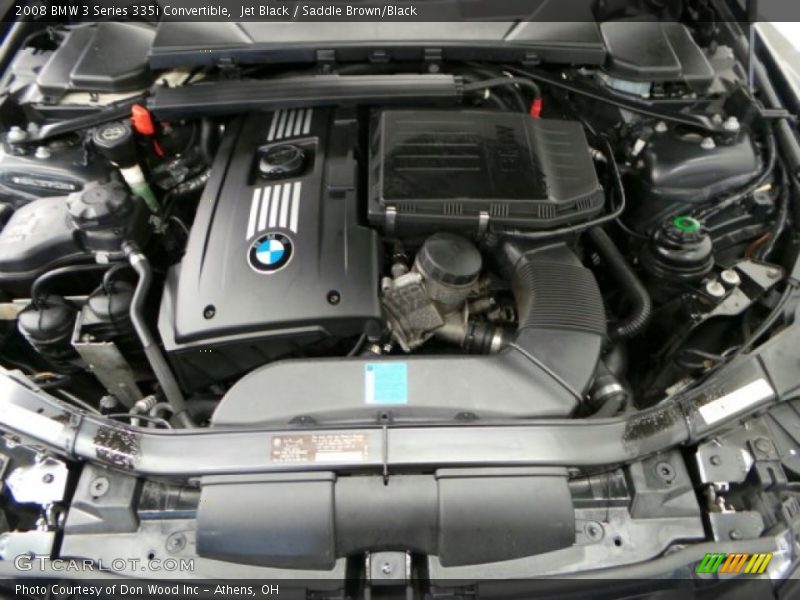 Jet Black / Saddle Brown/Black 2008 BMW 3 Series 335i Convertible