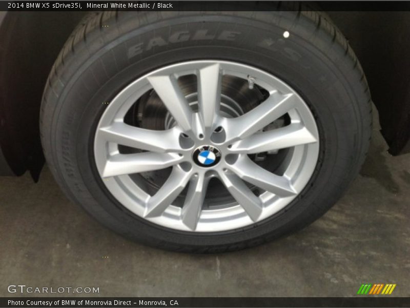 Mineral White Metallic / Black 2014 BMW X5 sDrive35i