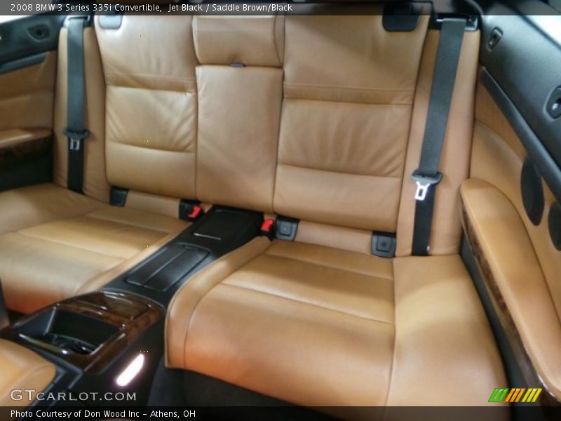 Jet Black / Saddle Brown/Black 2008 BMW 3 Series 335i Convertible