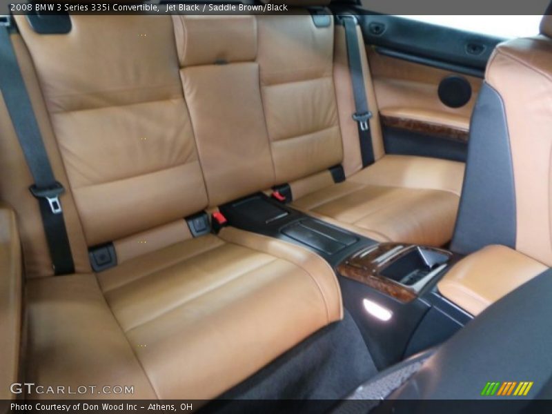 Jet Black / Saddle Brown/Black 2008 BMW 3 Series 335i Convertible