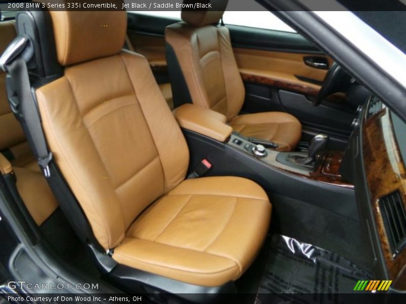 Jet Black / Saddle Brown/Black 2008 BMW 3 Series 335i Convertible