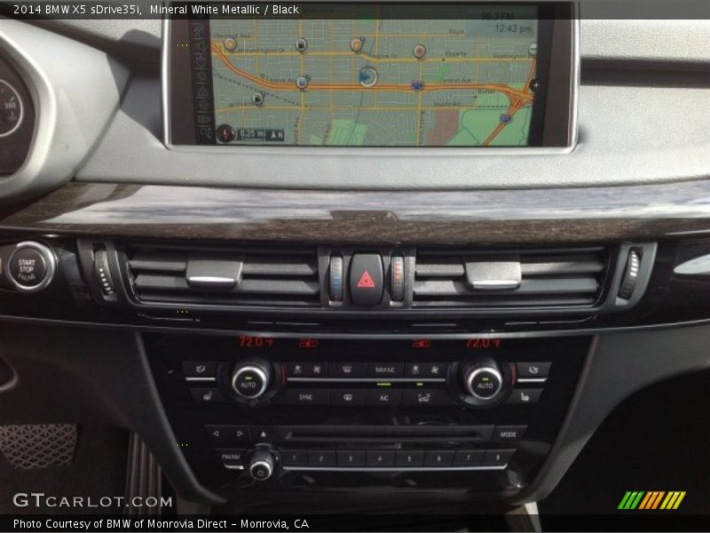 Mineral White Metallic / Black 2014 BMW X5 sDrive35i