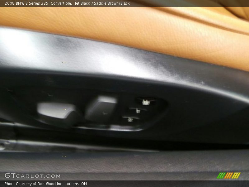 Jet Black / Saddle Brown/Black 2008 BMW 3 Series 335i Convertible