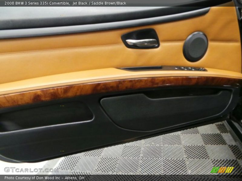 Jet Black / Saddle Brown/Black 2008 BMW 3 Series 335i Convertible