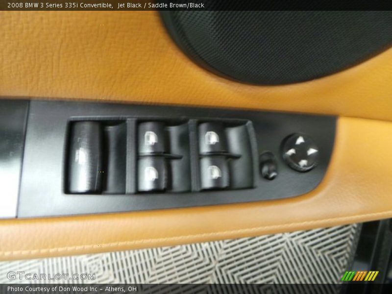 Jet Black / Saddle Brown/Black 2008 BMW 3 Series 335i Convertible