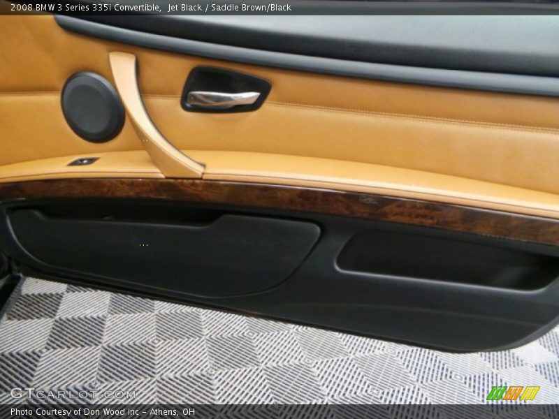 Jet Black / Saddle Brown/Black 2008 BMW 3 Series 335i Convertible